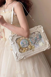 Cadre Photo Transparent Doux Sac à Épaule Lolita Princesse 2 Couleurs